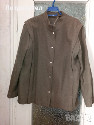 Дамско вълнено сако с  копчета тик-так