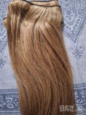 100%Естествена Индийска коса натурална 50гр 64см, снимка 5 - Аксесоари за коса - 43610546