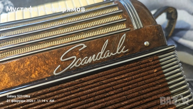 Skandalli 80 баса италиански акордеон, снимка 5 - Акордеони - 53301584
