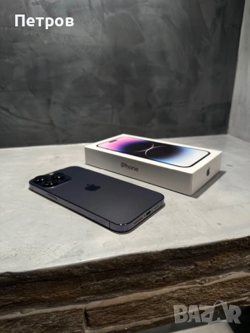 КАТО НОВ Iphone 14 Pro Max Purple, 83% батерия, снимка 4 - Apple iPhone - 54273358