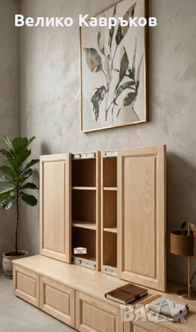 Плитък шкаф за съхранение, снимка 6 - Шкафове - 54251603