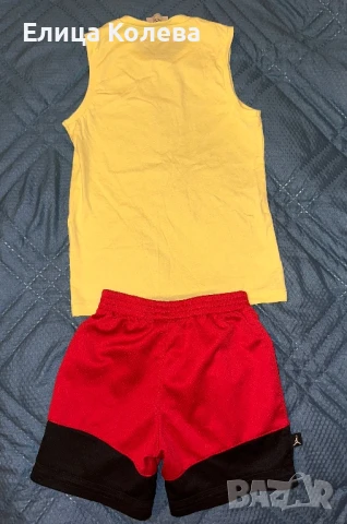 Панталонки и потник/ тениска за момче 104 см, снимка 2 - Детски комплекти - 50813628