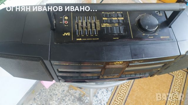 JVC PC-V88 Boombox 3D Hyper Bass , снимка 8 - Радиокасетофони, транзистори - 46805404