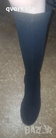 Ботуши на ZARA №39, снимка 2 - Дамски ботуши - 50173150