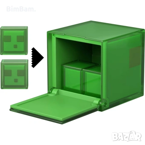 Комплект Minecraft Redstone Charged лепкав капан с бутало  с аксесоари и движещ се механизъм, снимка 2 - Фигурки - 53574940