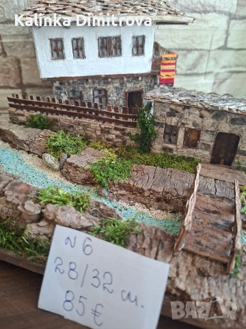 Макет на къща в Боженци-изцяло ръчна изработка., снимка 17 - Декорация за дома - 53783868
