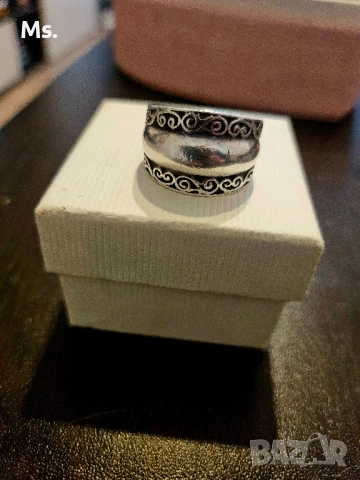 Сребърен пръстен (925), снимка 2 - Пръстени - 52198369