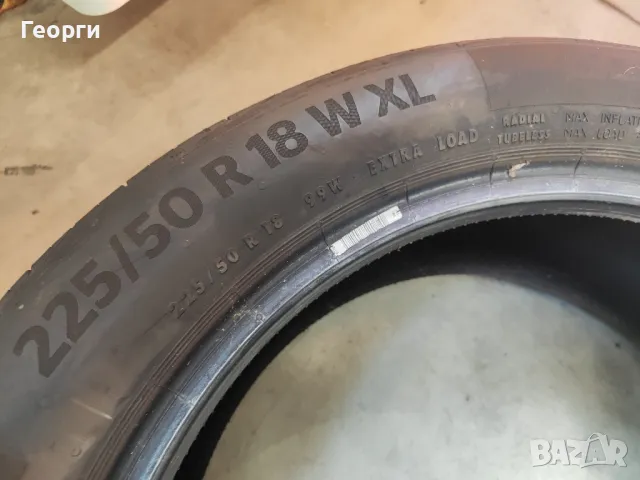2бр.летни гуми 225/50/18 Continental, снимка 6 - Гуми и джанти - 50410800