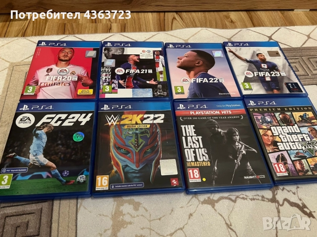 Playstation 4 + 2 джойстика + 8 игри, снимка 2 - Игри за PlayStation - 52763590