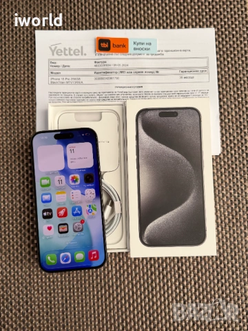 Гаранция❗️ 256gb❗️ iphone 15 PRO ❗️Лизинг от 20Е/мес ❗️ Black titanium, снимка 11 - Apple iPhone - 53443521