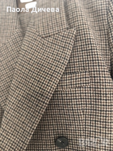 Пепитен комплект от вълна Rezerved, снимка 2 - Костюми - 54225514