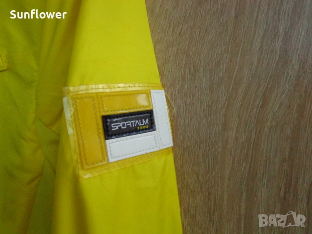 Дамско Sportalm ярко жълто леко вело яке с цип, размер 38 - M, снимка 5 - Якета - 51870838