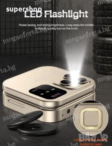 ПРОМОЦИЯ! Мини сгъваем мобилен телефон i16 PRO с две сим карти, снимка 5 - Телефони с две сим карти - 52424275