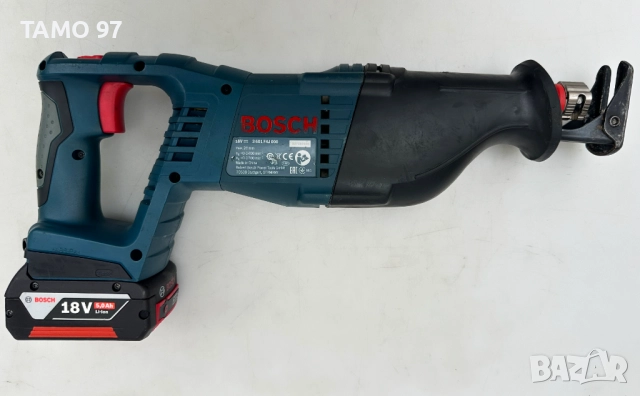 BOSCH GSA 18 V-Li - Акумулаторен саблен трион 2x18V 5.0Ah, снимка 5 - Триони и циркуляри - 52897683