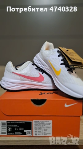 Детски Обувки NIKE Revolution, снимка 3 - Детски маратонки - 53506169