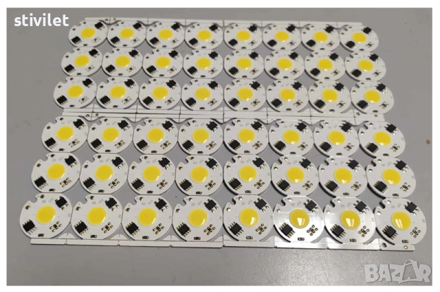 LED COB 10 ВАТА СТУДЕНО БЯЛО ДИРЕКТНО НА 220 ВОЛТА .