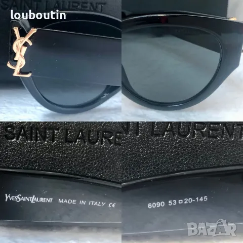 YSL Saint Laurent 2024 дамски слънчеви очила котка, снимка 7 - Слънчеви и диоптрични очила - 46931530