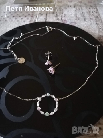 сребърни обеци , снимка 2 - Обеци - 51600415