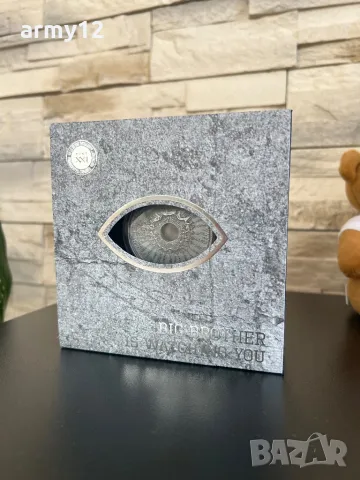 Сребърна монета 2oz Mint XXI Big brother Watching you , снимка 1 - Нумизматика и бонистика - 47329861