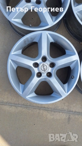ОРИГИНАЛНИ АЛУМИНИЕВИ ДЖАНТИ ЗА OПЕЛ  ЗАФИРА  АСТРА-5х110х65-17 цола, снимка 2 - Гуми и джанти - 53644460