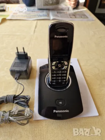 Безжичен стационарен DECT телефон Panasonic., снимка 2 - Стационарни телефони и факсове - 48733105