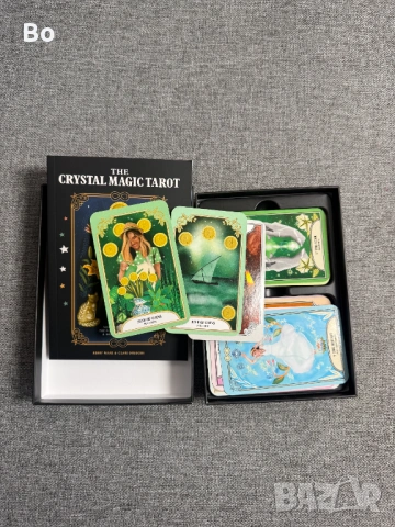 The Crystal Magic Tarot – комплект карти и книга, снимка 2 - Езотерика - 53415821