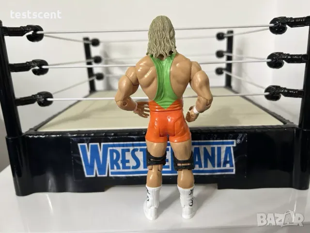 Екшън фигура WWE Mr Perfect Curt Hennig Кърт Хениг Orange Classic Superstars играчка WWF Jakks, снимка 5 - Колекции - 48361593