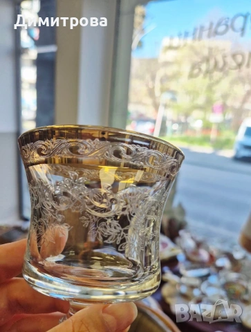 Комплекти чаши Мурано Медичи, снимка 8 - Чаши - 54287340