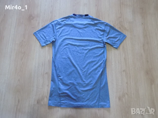 Тениска nike pro найк потник блуза худи оригинална спортна тренировка фитнес крос мъжка L, снимка 2 - Спортни дрехи, екипи - 51237018