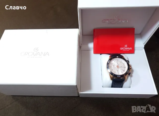 Grovana Chronograph WR100, снимка 2 - Мъжки - 50086963