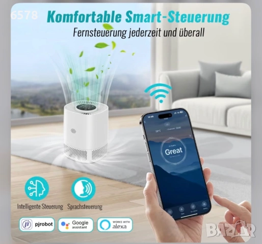 Пречиствател за въздух, снимка 3 - Овлажнители и пречистватели за въздух - 53176005