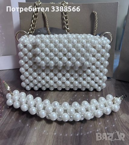 Дамски чанти от перли, снимка 3 - Чанти - 46175922