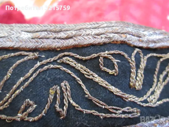 19 век елек за носия златна и сребърна сърма, снимка 9 - Антикварни и старинни предмети - 49828078