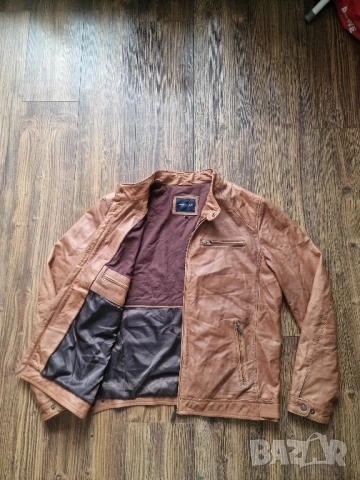 Страхотно мъжко кожено яке MARIO CONTI размер 2XL, снимка 7 - Якета - 52398997