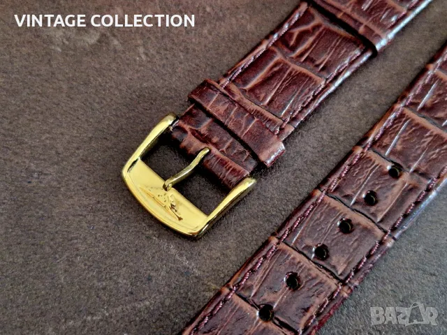 LONGINES Катарама Закопчалка с Кожена Каишка 20мм