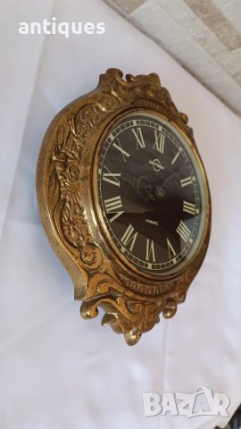 Стар полски стенен часовник - METRON - 1970г., снимка 3 - Антикварни и старинни предмети - 51336420