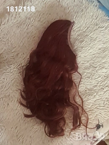 Червена опашка за коса на шнола , снимка 2 - Аксесоари за коса - 53676542