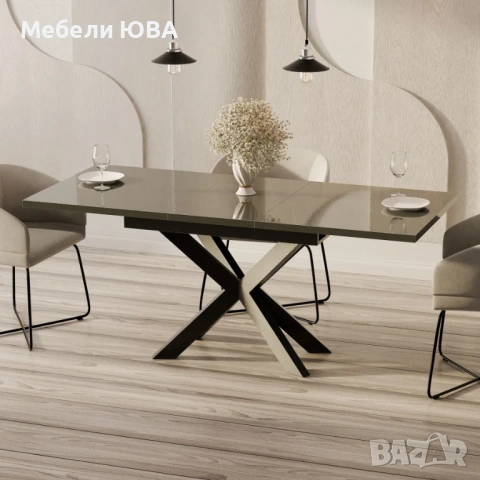 Трапезна маса ЛОРЕНТО Al MDF, снимка 6 - Маси - 53723494