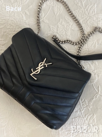 Yves Saint Laurent YSL чанта естествена кожа, снимка 3 - Чанти - 51633728