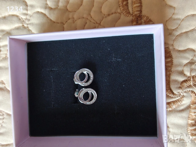 дамски сребърни обеци , снимка 7 - Обеци - 53692612