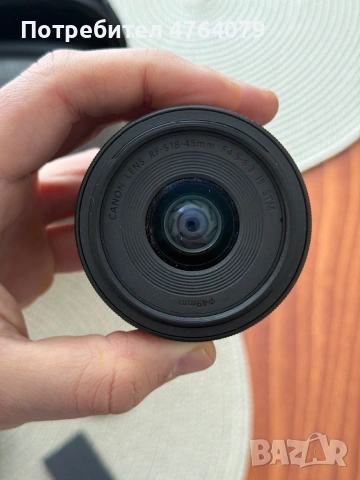 Canon EOS R100 + RF-S 18-45mm IS STM (Перфектно сьстояние), снимка 6 - Фотоапарати - 53824521