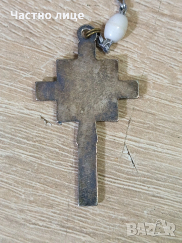 Стара посребрена броеница, снимка 5 - Антикварни и старинни предмети - 54182897