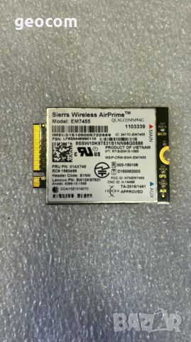 Lenovo Thinkpad WWAN карта EM7455 (4G/LTE,M.2,300mbps)