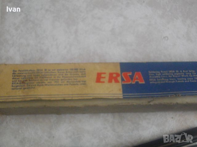 ERSA 30-Made in GERMANY-GDR-Старо Качество Електрически Поялник-30 Вата-Почти Нов-ОТЛИЧЕН-Оригинал, снимка 6 - Други инструменти - 45237782