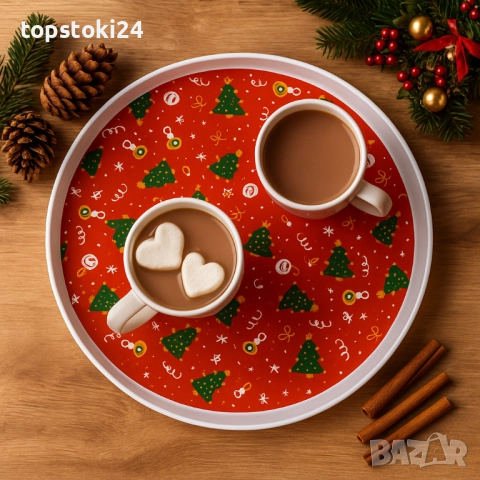 Практична Коледна табла с елхички, снимка 3 - Други стоки за дома - 52425198