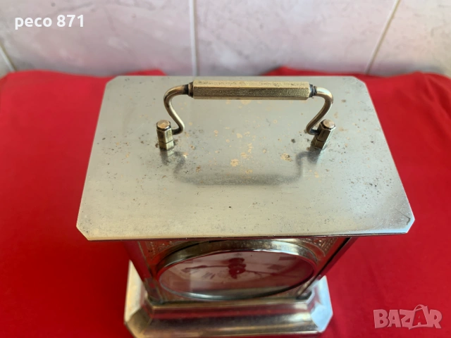 Немски настолен часовник с латерна JUNGHANS Юнгханс, снимка 7 - Други ценни предмети - 53804537