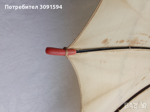 Стар дамски чадър за слънце, снимка 7 - Други ценни предмети - 44995363