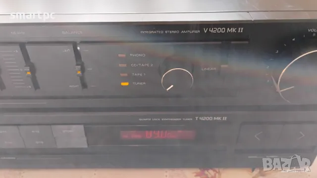 Сет Grundig - усилвател с еквалайзер Grundig V4200 MKII и тунер Grundig T4200 MKII ., снимка 3 - Ресийвъри, усилватели, смесителни пултове - 48854208