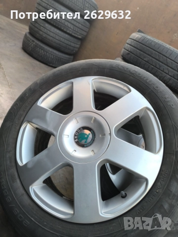 Джанти 16 с гуми за Шкода Октавия, снимка 4 - Гуми и джанти - 52268713