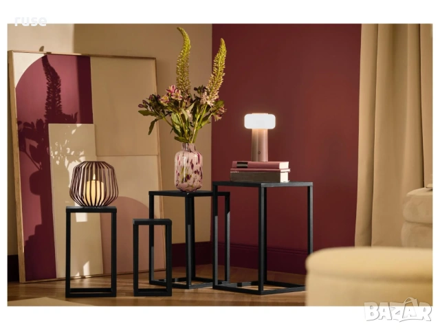 НОВИ! Комплект маси 4 броя 30x30x45см, 25x25x40см, 20x20x35см, 15x15x30см, снимка 9 - Маси - 53935416